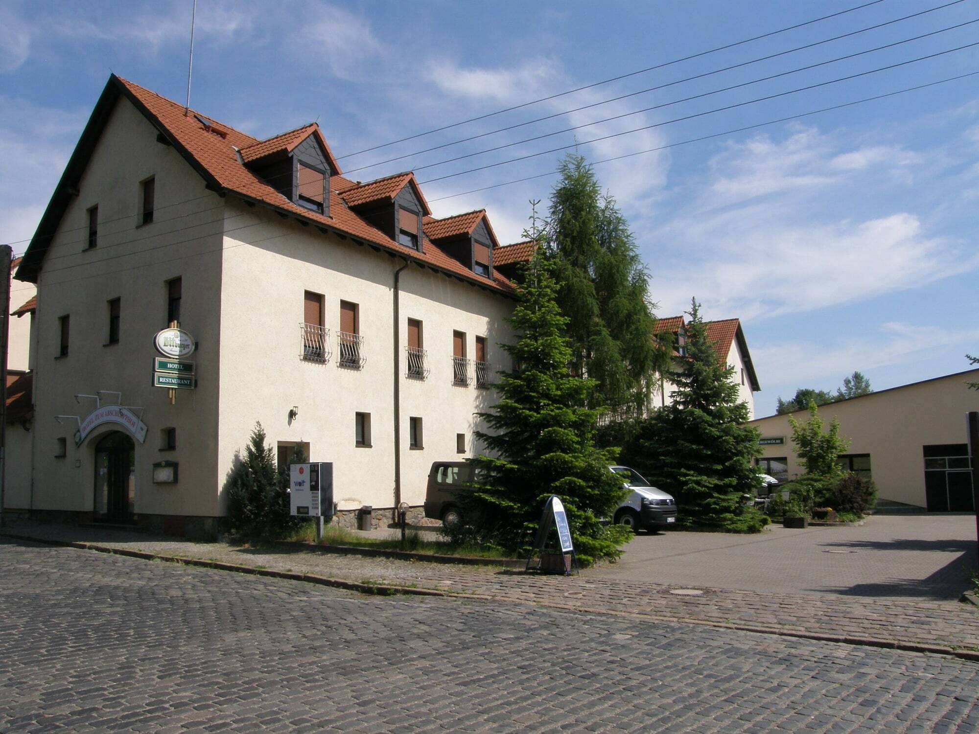 Hotel Zum Abschlepphof Leipzig Exterior foto